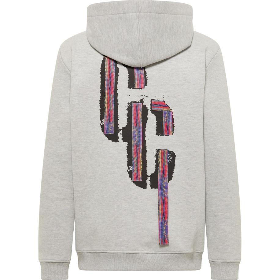 carlo colucci Carlo Colucci Sweatvest Fabbri blauw / grijs gemêleerd / pink -