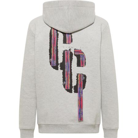 carlo colucci Carlo Colucci Sweatvest Fabbri blauw / grijs gemêleerd / pink