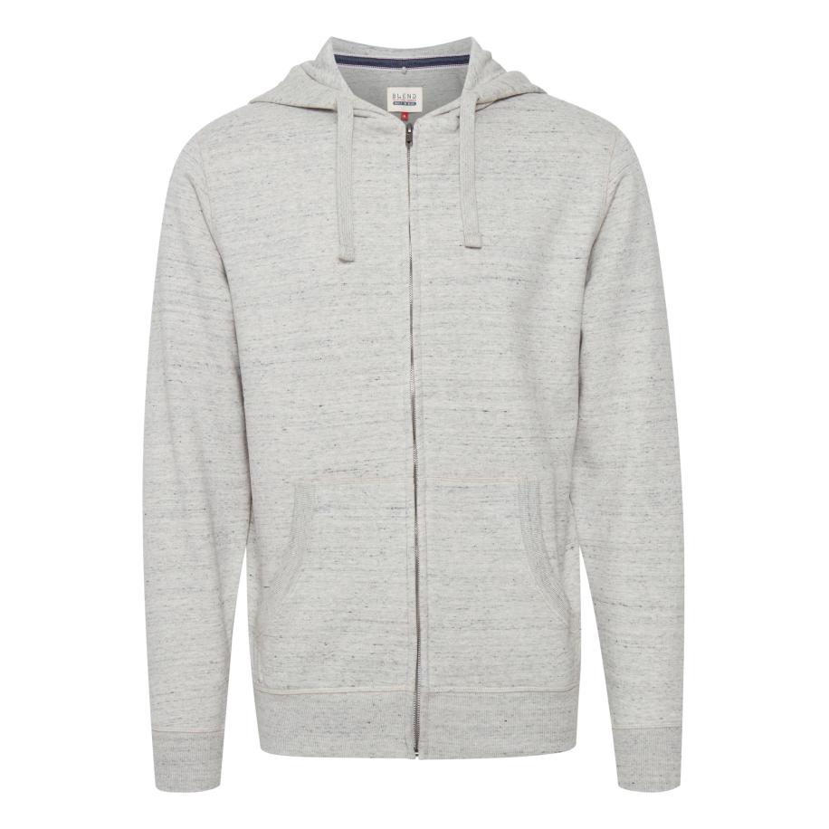 Blend BLEND Sweatvest VELNO grijs gemêleerd -