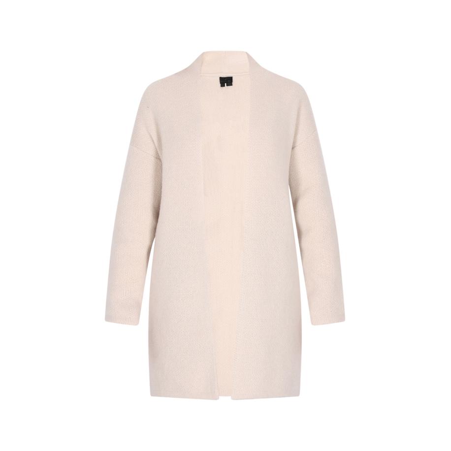 DreiMaster DreiMaster Klassik Gebreid vest wolwit -