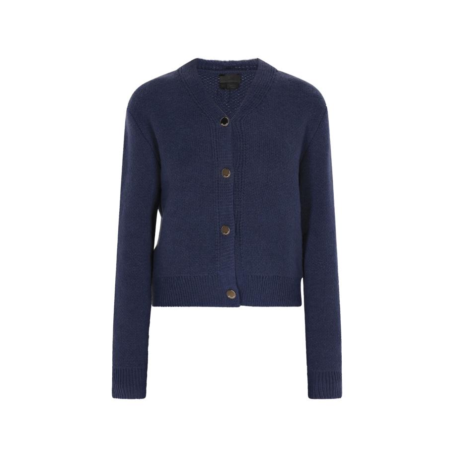 DreiMaster DreiMaster Klassik Gebreid vest marine -