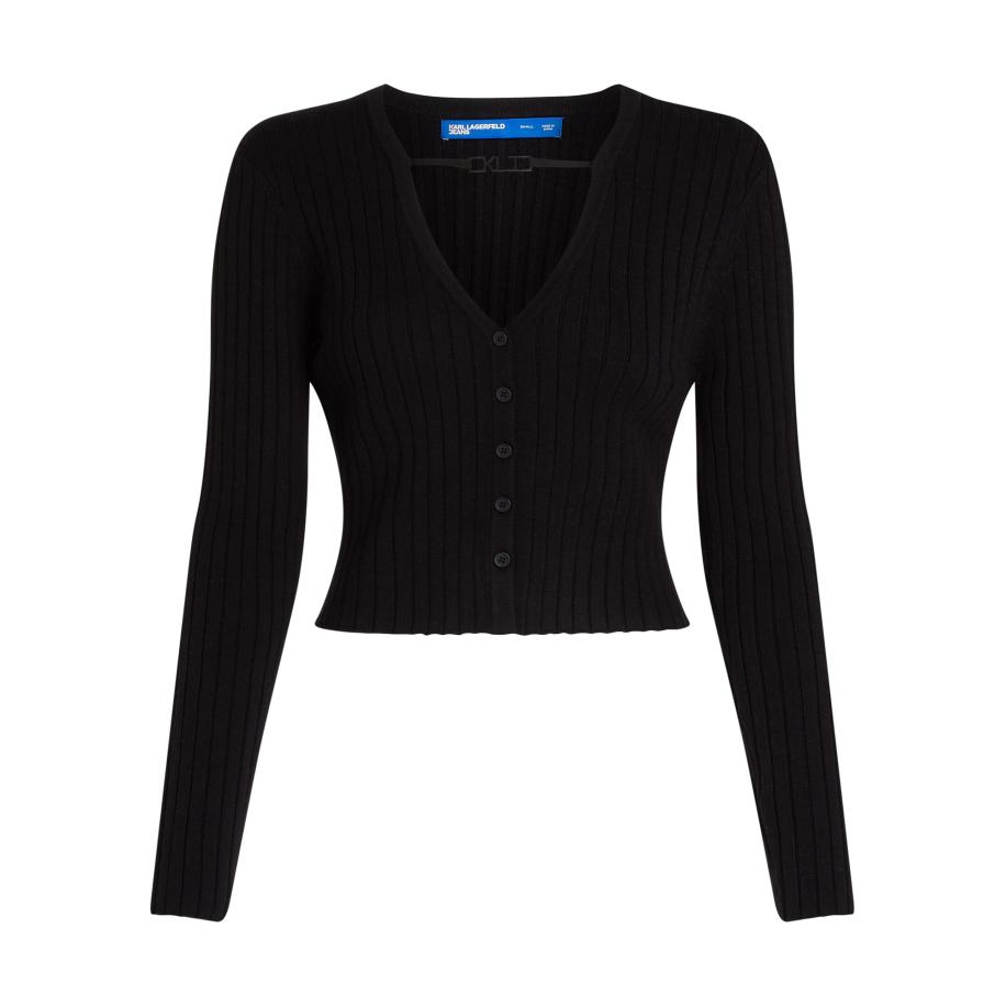 Karl Lagerfeld KARL LAGERFELD JEANS Gebreid vest zwart -