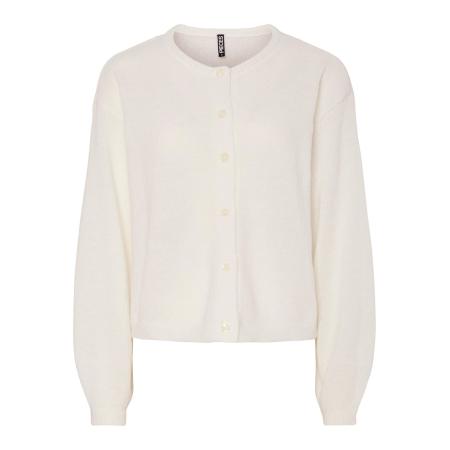 Pieces PIECES Gebreid vest PCIda natuurwit