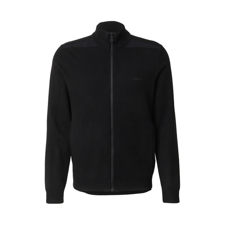 Hugo Boss BOSS Gebreid vest League zwart -