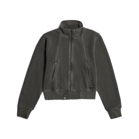 G-Star RAW G-STAR Gebreid vest Track zwart gemêleerd