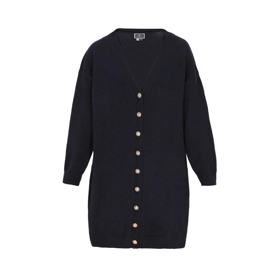 DreiMaster DreiMaster Maritim Gebreid vest Classic Look navy -