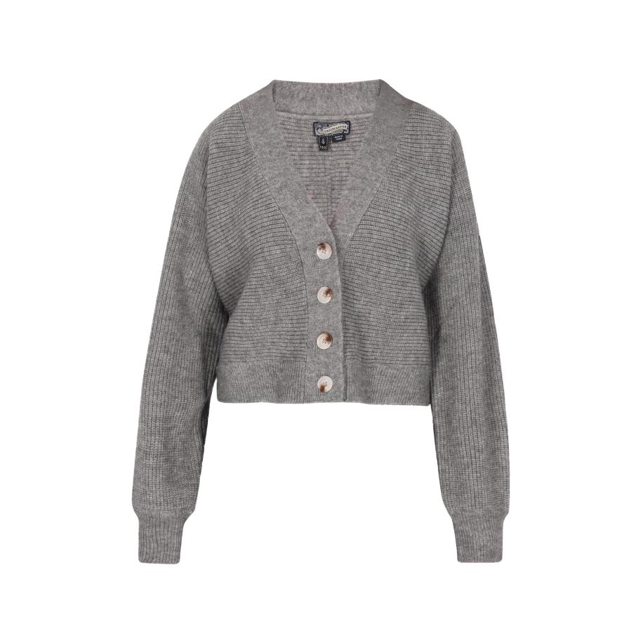 DreiMaster DreiMaster Vintage Gebreid vest grijs -