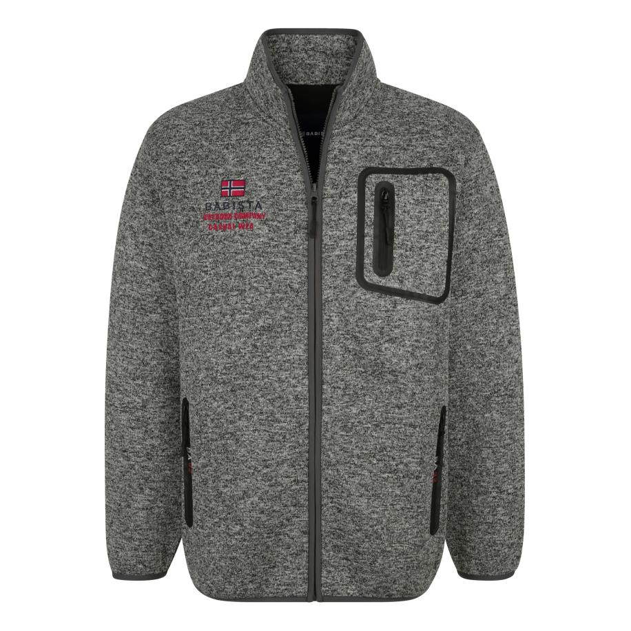 BABISTA Sweatjacket grijs, Effen Grijs
