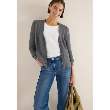 CECIL Vest met gebreide details