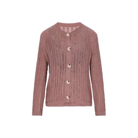 MYMO myMo ROCKS Gebreid vest oudroze