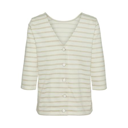 Vero Moda VERO MODA Gebreid vest beige / goud
