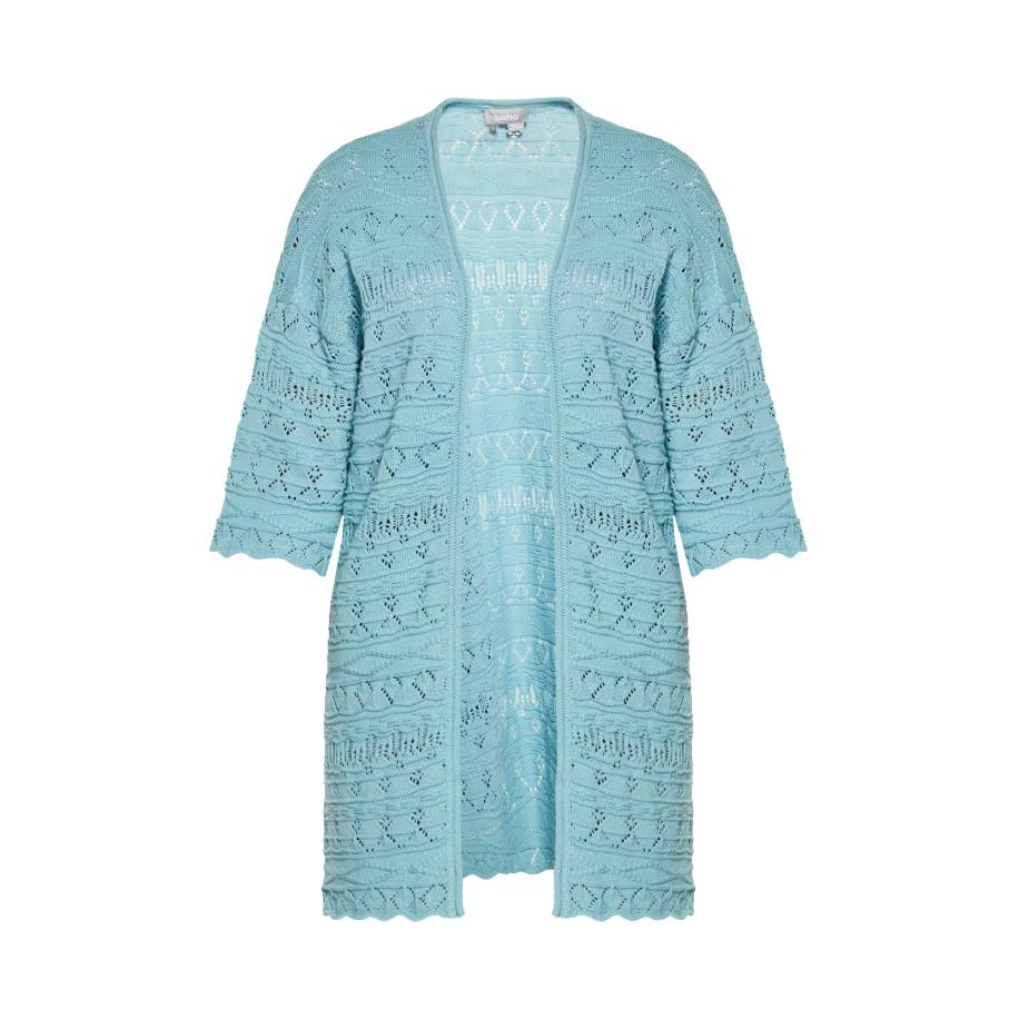 Usha Usha Gebreid vest aqua -