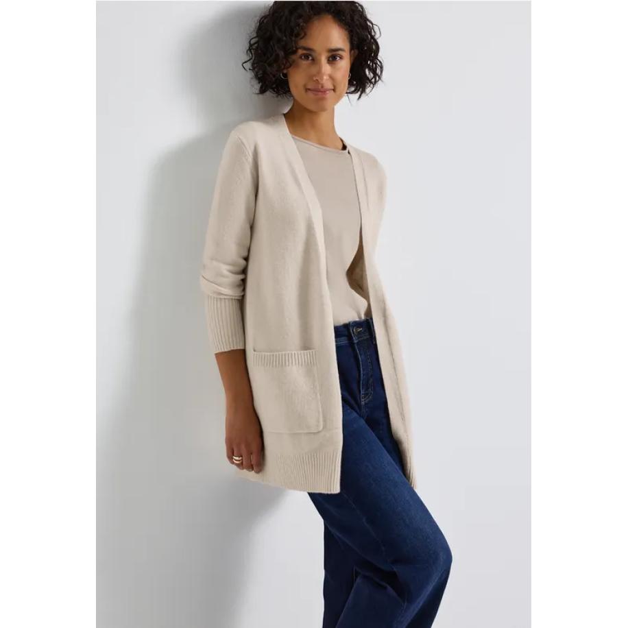 Street One Open vest Bruin