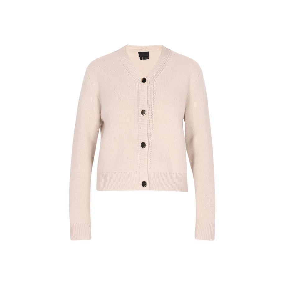 DreiMaster DreiMaster Klassik Gebreid vest wolwit -