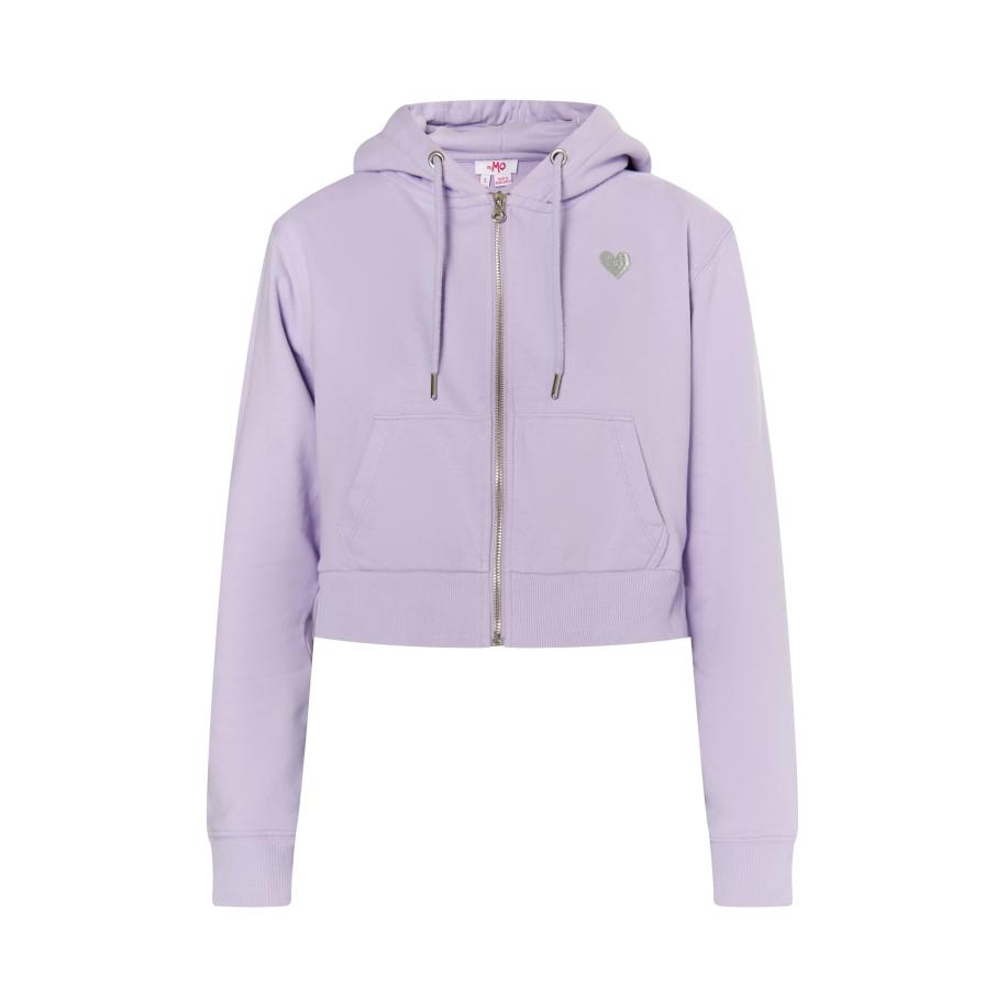 MYMO MYMO Sweatvest Biany grijs / pastellila -