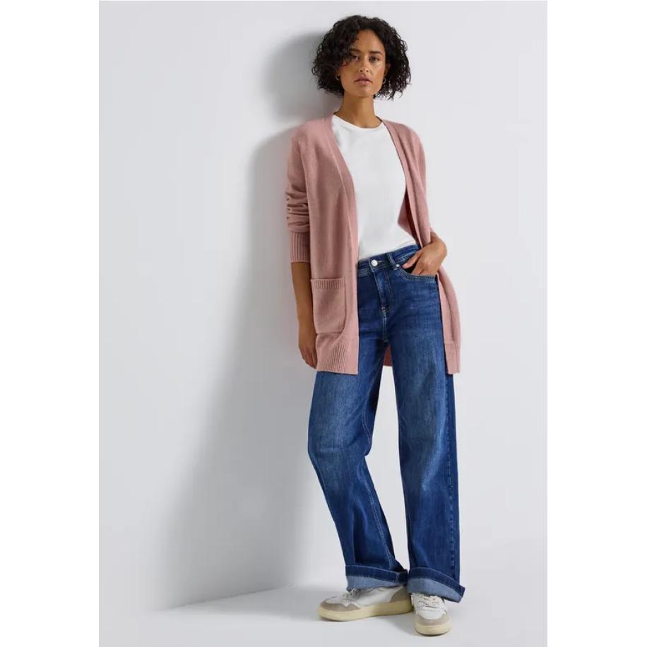 Street One Open vest Roze