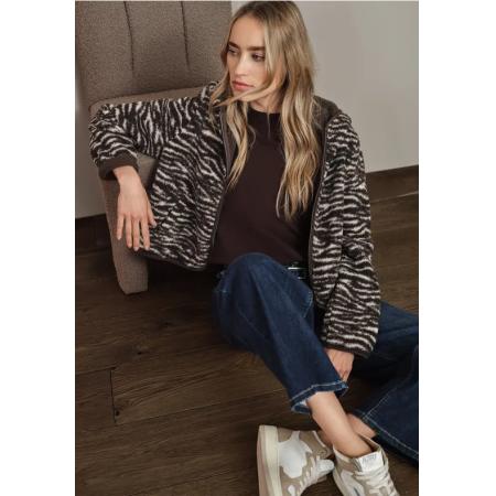 Street One Teddyjas met capuchon