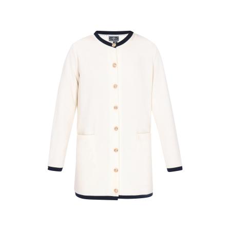 DreiMaster DreiMaster Maritim Gebreid vest marine / offwhite