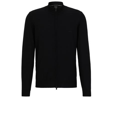 Hugo Boss BOSS Gebreid vest Balonso zwart