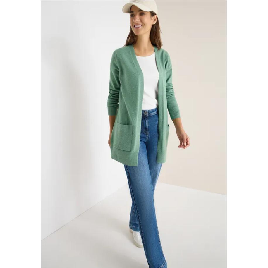 CECIL Open Cosy vest Groen