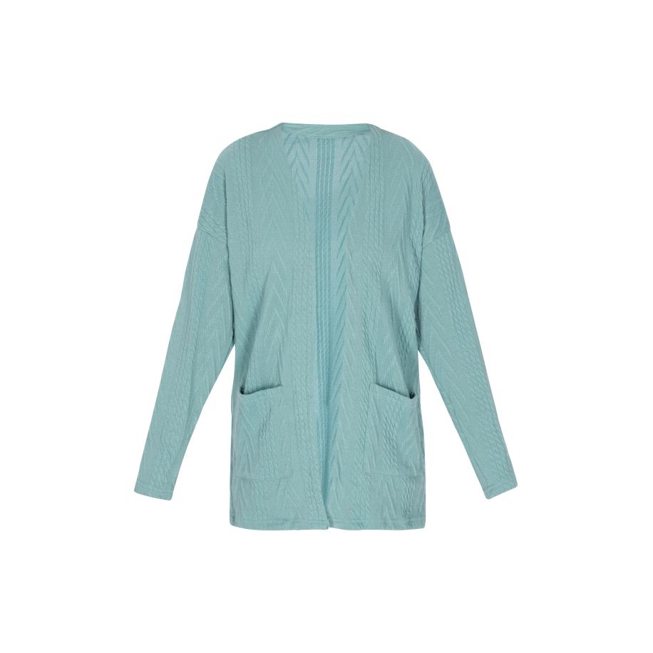 IZIA IZIA Gebreid vest mintgroen -