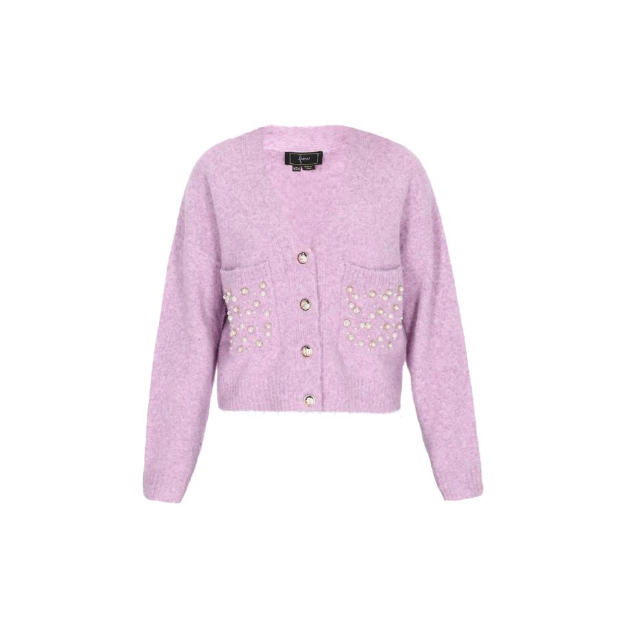 Faina faina Gebreid vest lila -