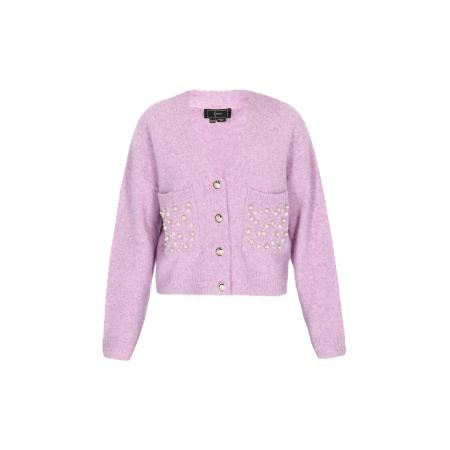 Faina faina Gebreid vest lila