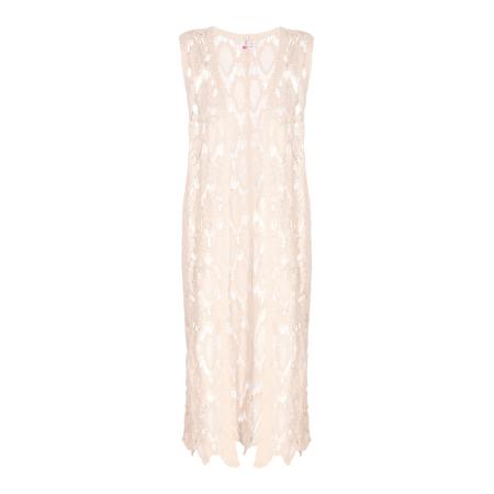 IZIA IZIA Gebreide bodywarmer Boho crème