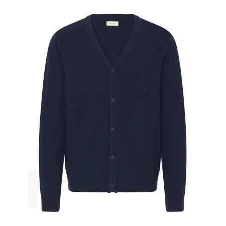 Blend BLEND Gebreid vest Branko donkerblauw