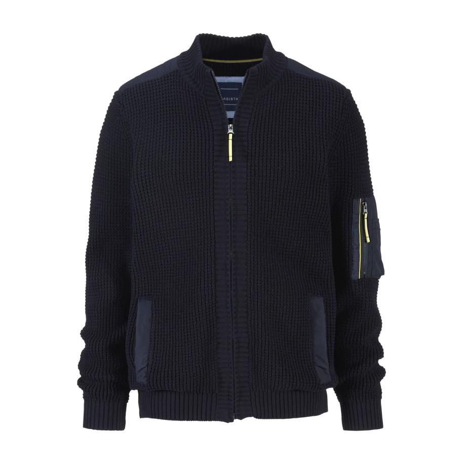 BABISTA Vest donkerblauw, Effen Blauw