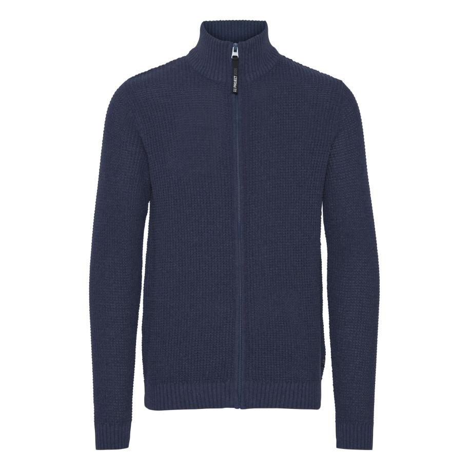 11 Project 11 Project Gebreid vest donkerblauw -