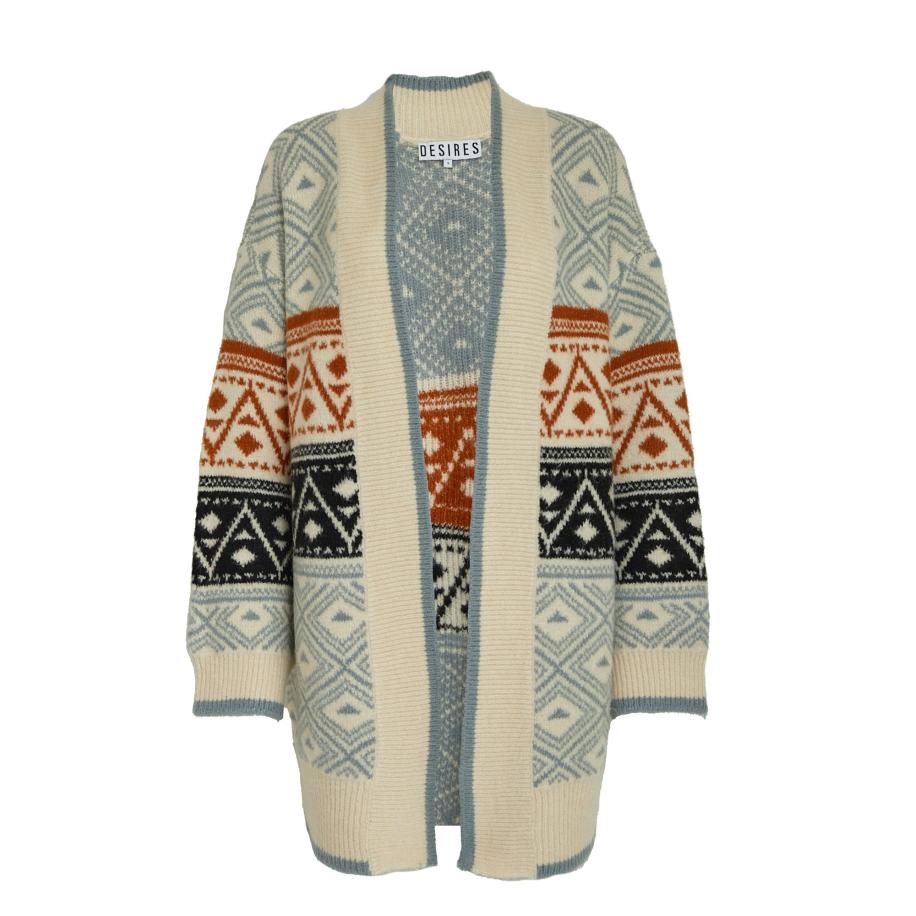 Desires DESIRES Gebreid vest DSFija grijs -