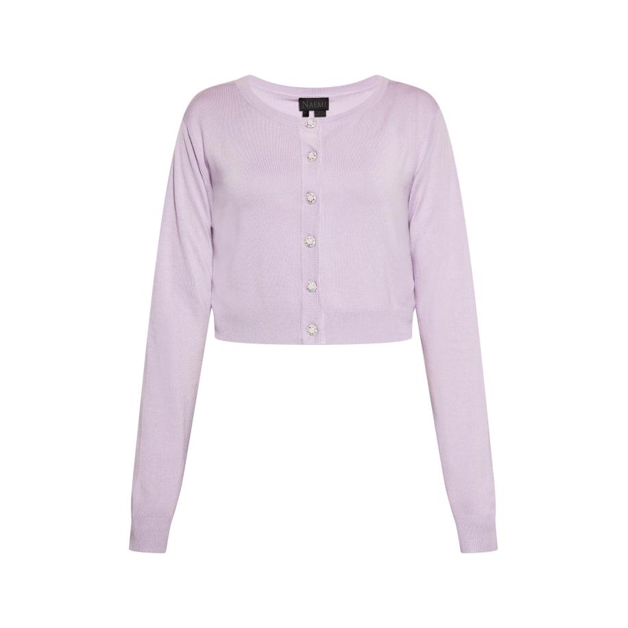 NAEMI NAEMI Gebreid vest lavendel -