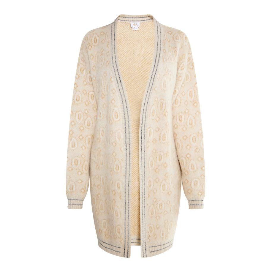 Usha usha FESTIVAL Gebreid vest Carnea crème / lichtbeige / navy -