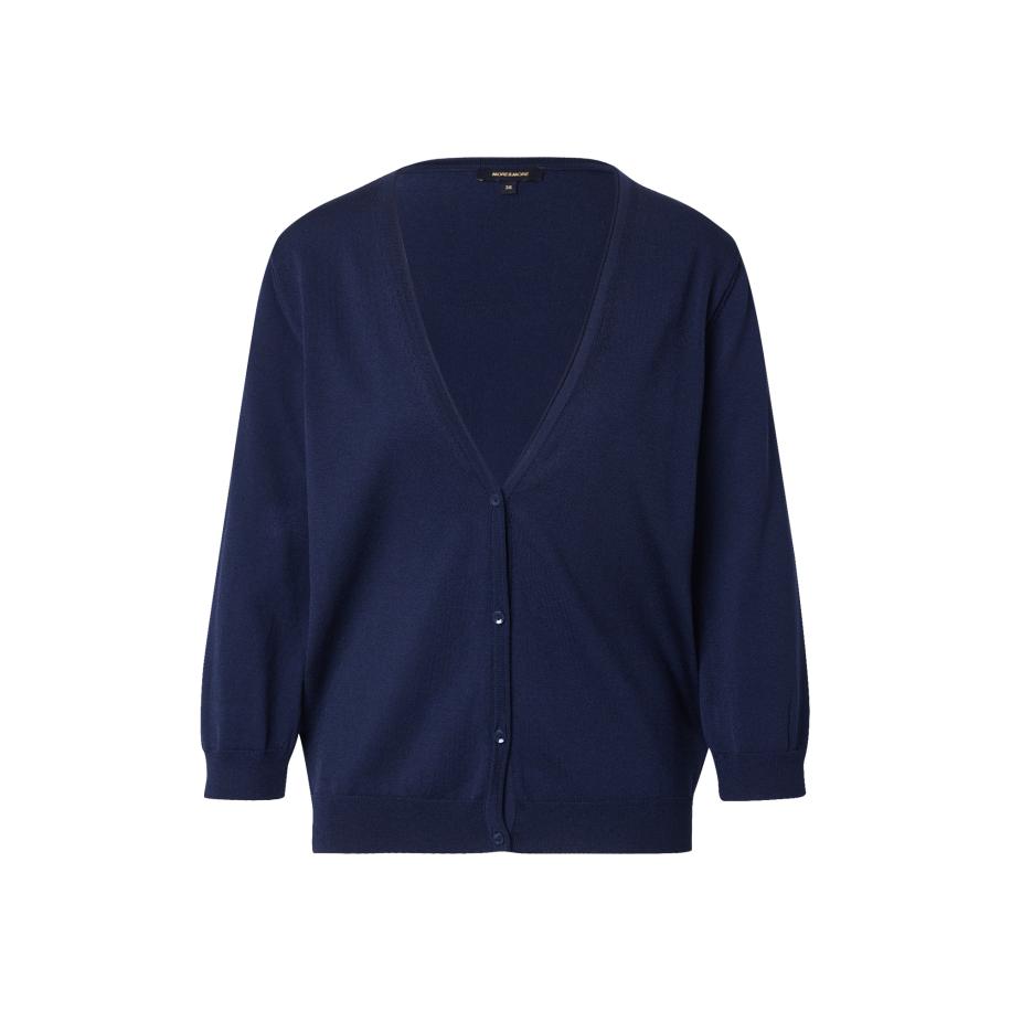 More & More MORE & MORE Gebreid vest marine -
