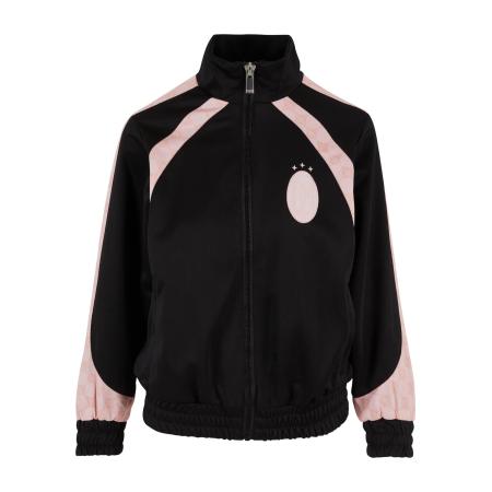 Pequs Sweatvest rosa / pastelroze / zwart