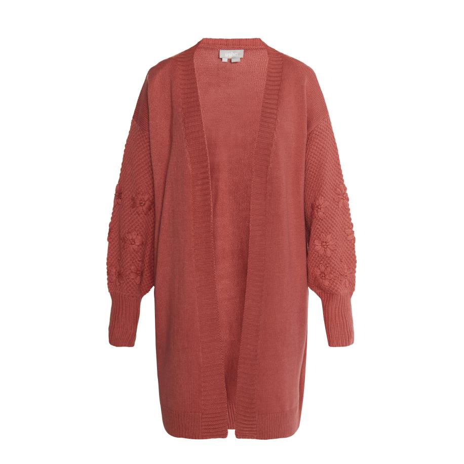 Usha Usha Gebreid vest oudroze -