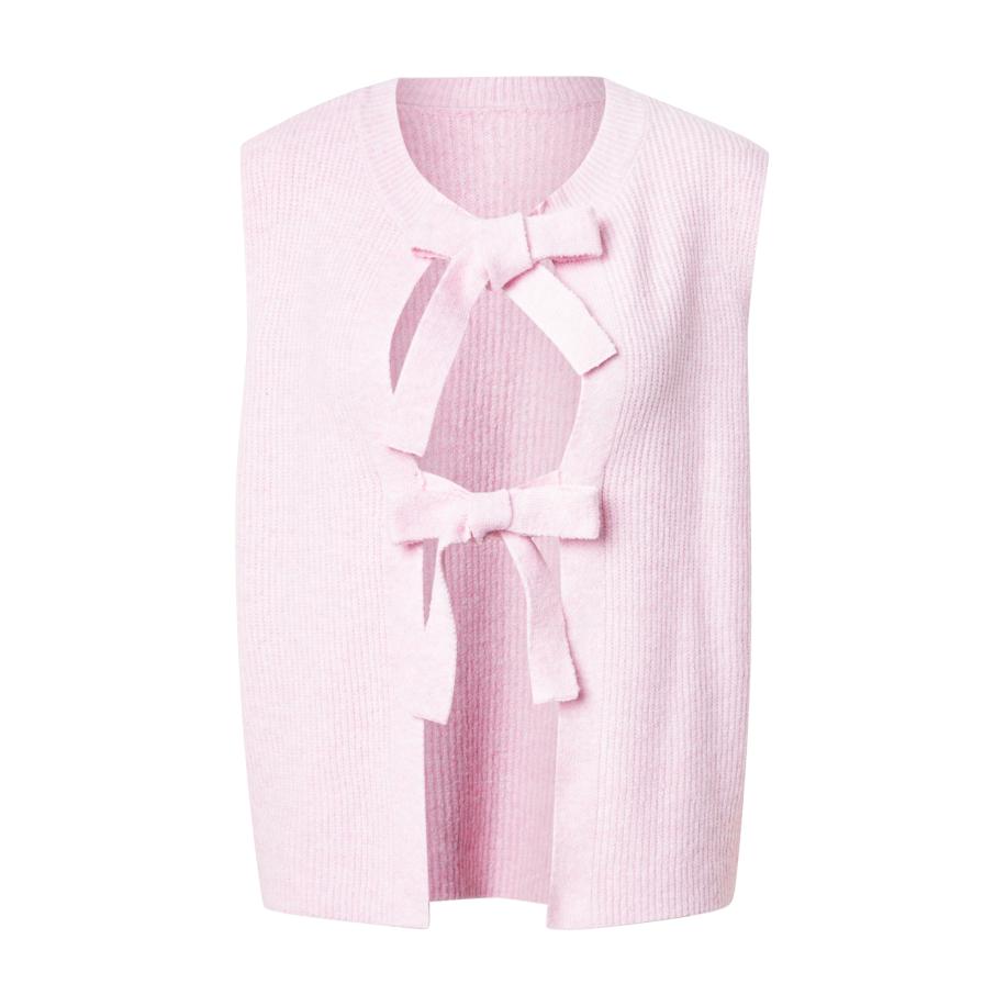 Pieces PIECES Gebreide bodywarmer rosa -