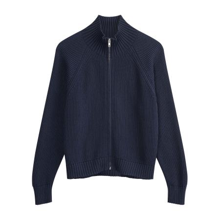 MELA MELA Gebreid vest Kamuka marine