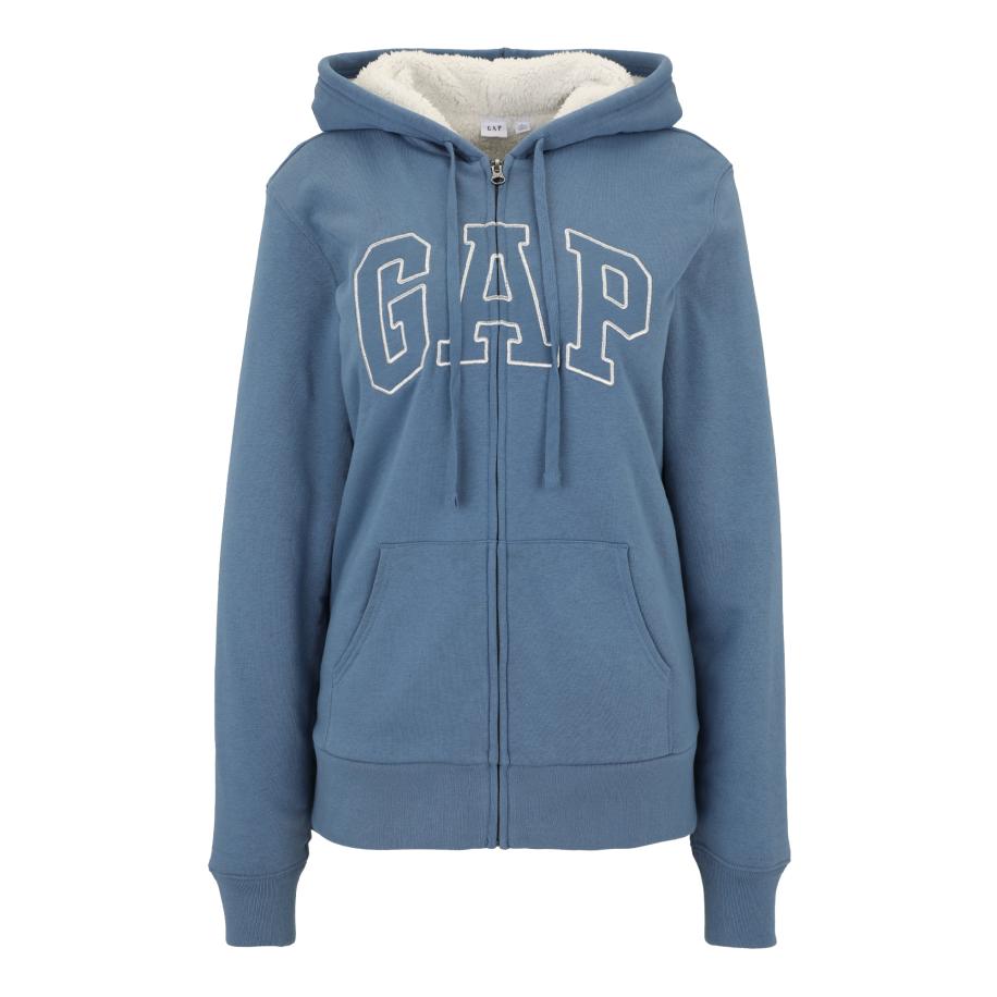 GAP Gap Tall Sweatvest HERITAGE blauw / wit -