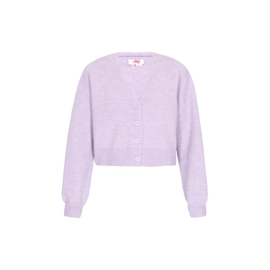 MYMO MYMO Gebreid vest Young Fashion lichtlila -