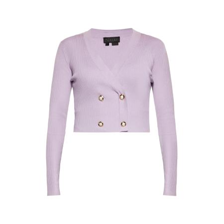 NAEMI NAEMI Gebreid vest lavendel