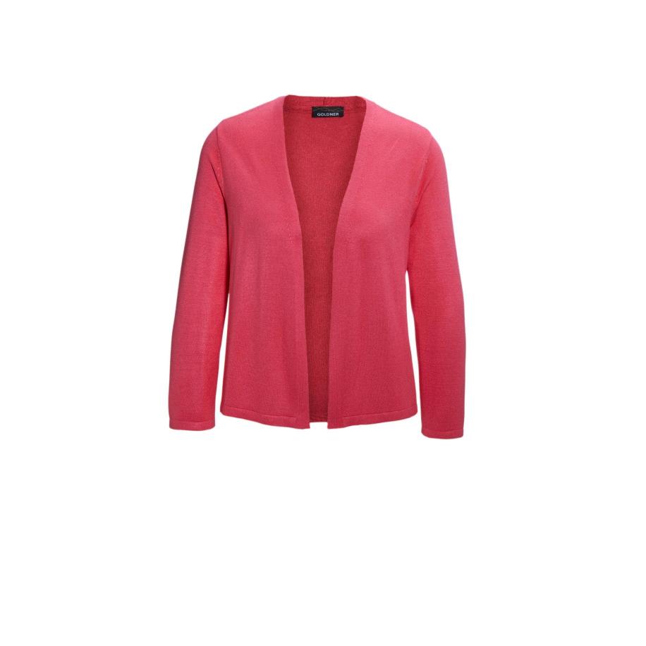 Goldner Goldner Gebreid vest pink -