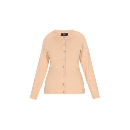 Faina faina Gebreid vest beige