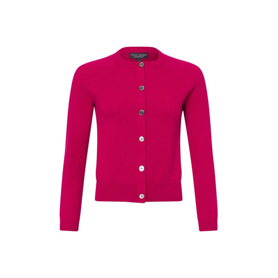 Franco Callegari Franco Callegari Gebreid vest pink -