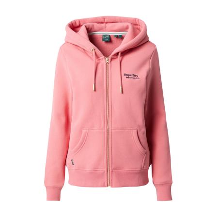 Superdry Superdry Sweatvest Essential marine / pitaja roze