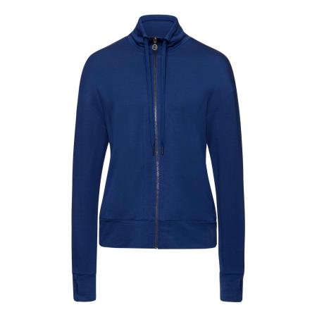 Hanro Hanro Sweatvest Balance royal blue/koningsblauw