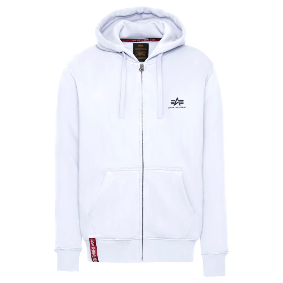 Alpha Industries ALPHA INDUSTRIES Sweatvest zwart / wit -