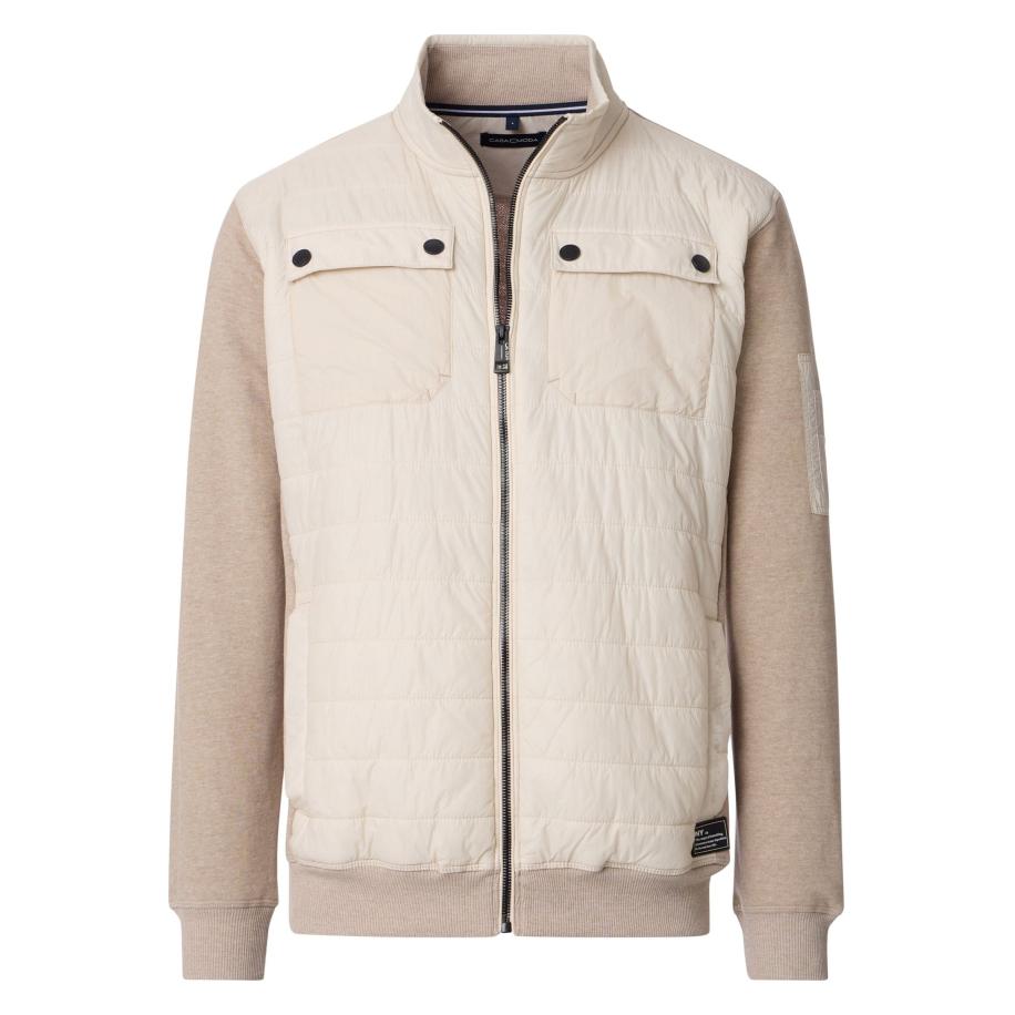 Casa Moda Sweatjacket wit, Effen Wit