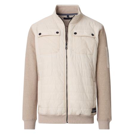 Casa Moda Sweatjacket wit, Effen